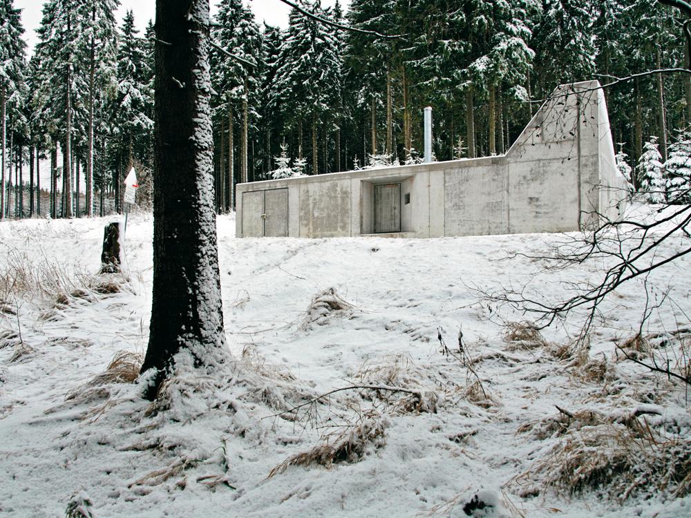 Hütte im Erzgebirge