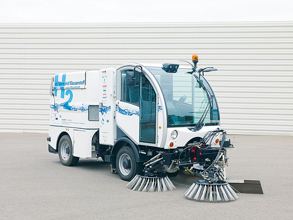 Kehrfahrzeug mit Wasserstoffantrieb