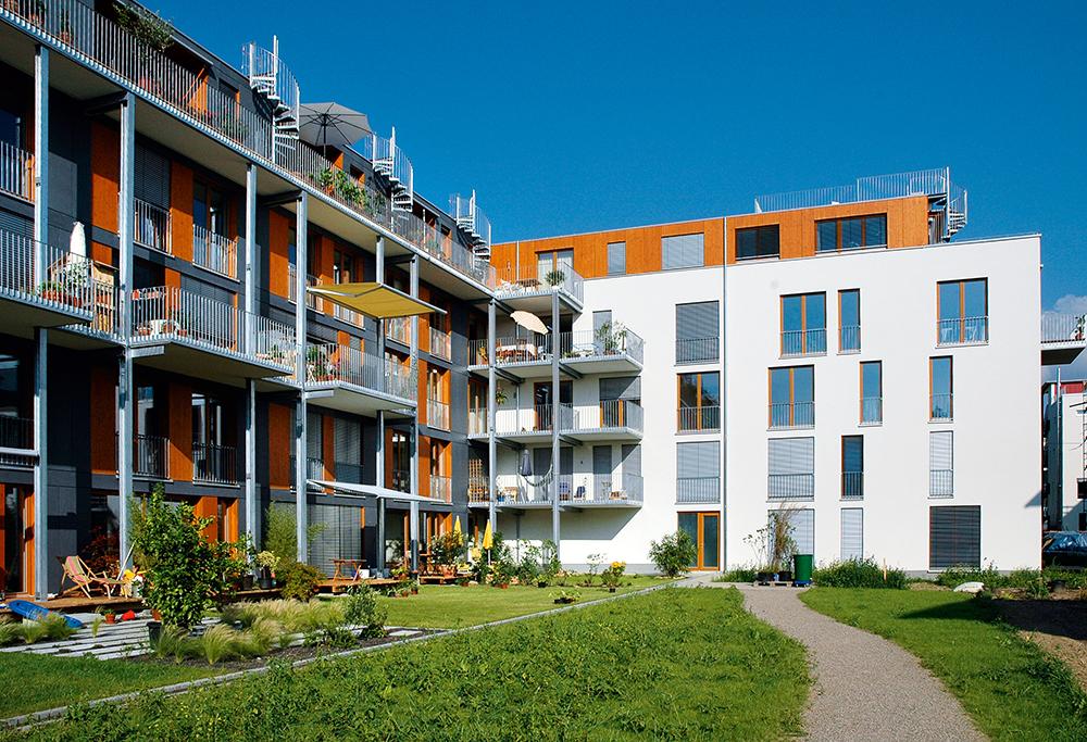 Freiburg-Vauban: Wohngebäude