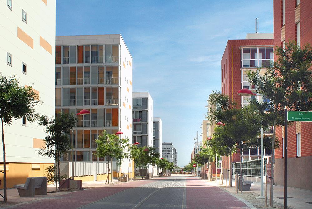 Valdespartera, Zaragoza: Straßenansicht
