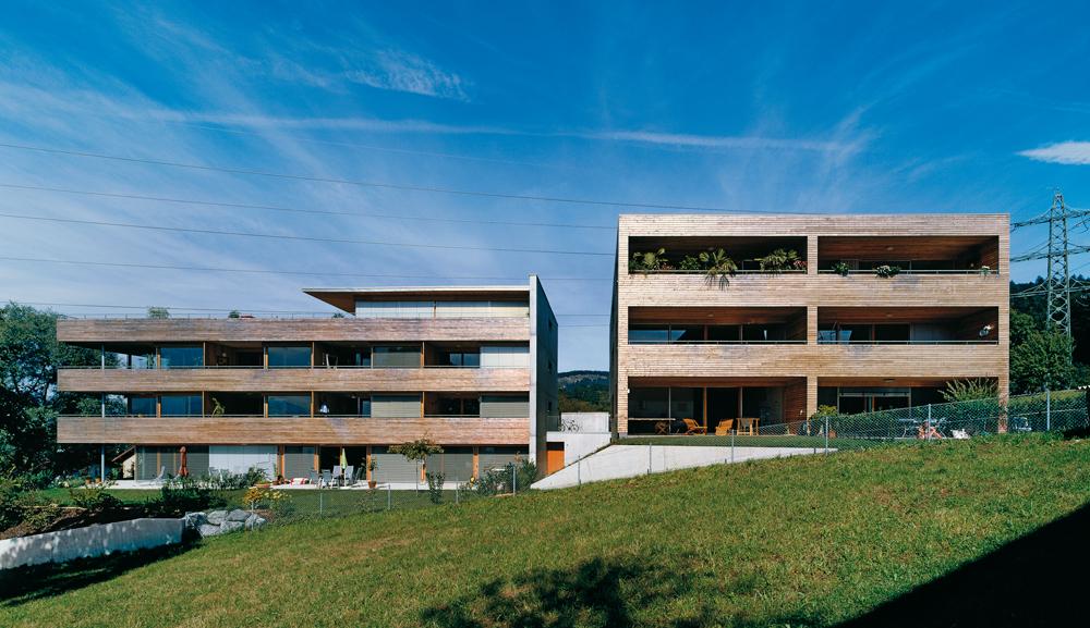 Wohnhäuser Hofsteigfurt, Wolfurt Architekt: Hermann Kaufmann