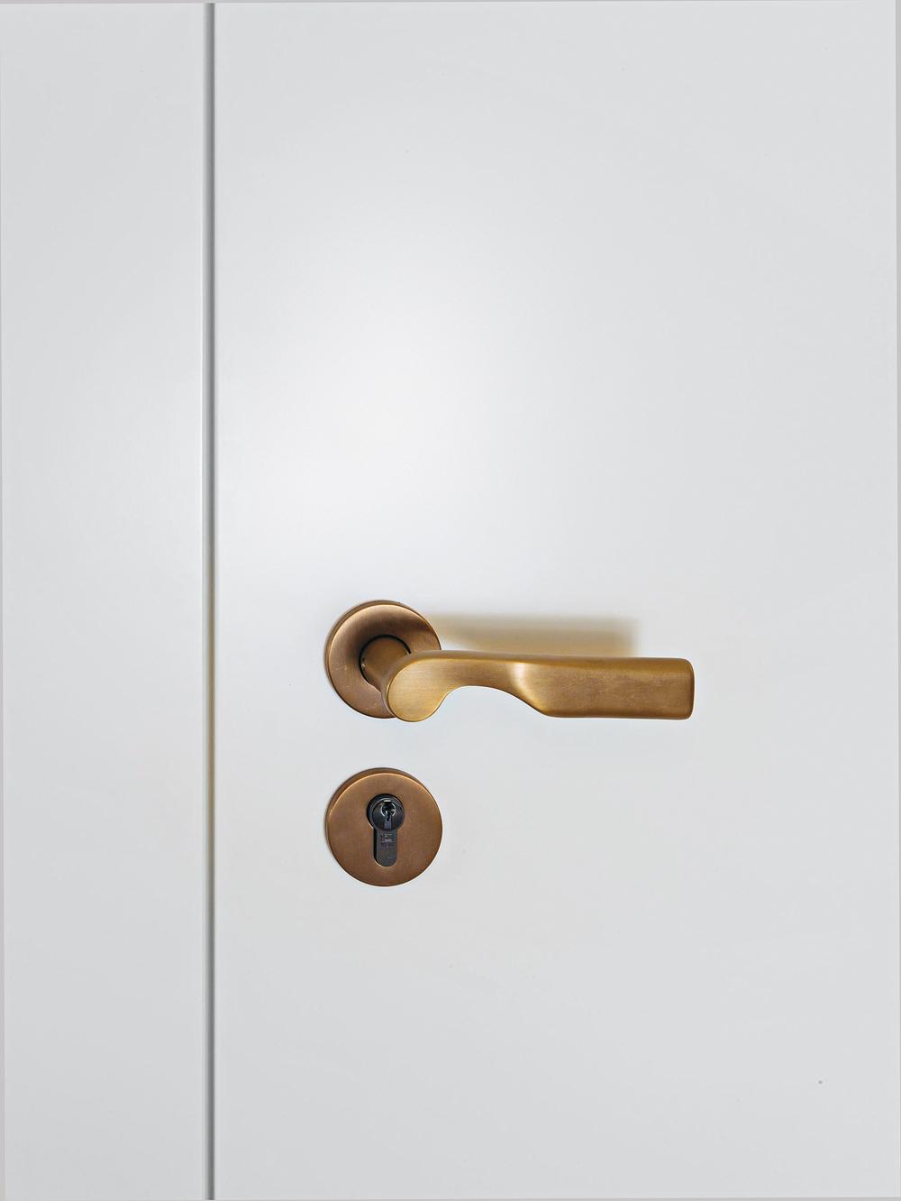 Türdrücker Bronze (gegossen und handgeschliffen)
