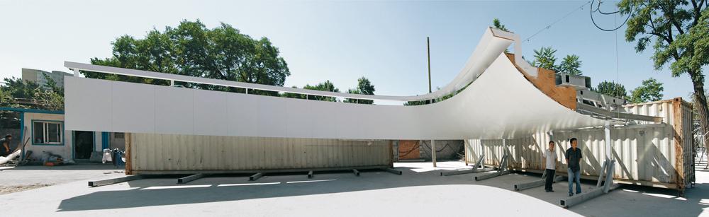 SOHO Galaxy, Peking, 2008 –2012 Mock-up facade scale 1:1