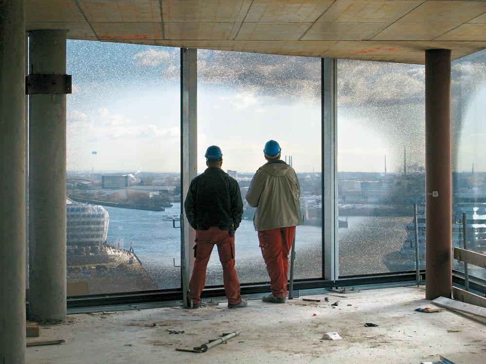 Innenansicht der Fassade