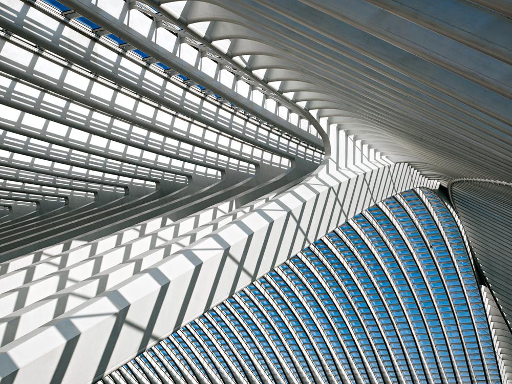 TGV-Bahnhof in Liège, Belgien, 2009