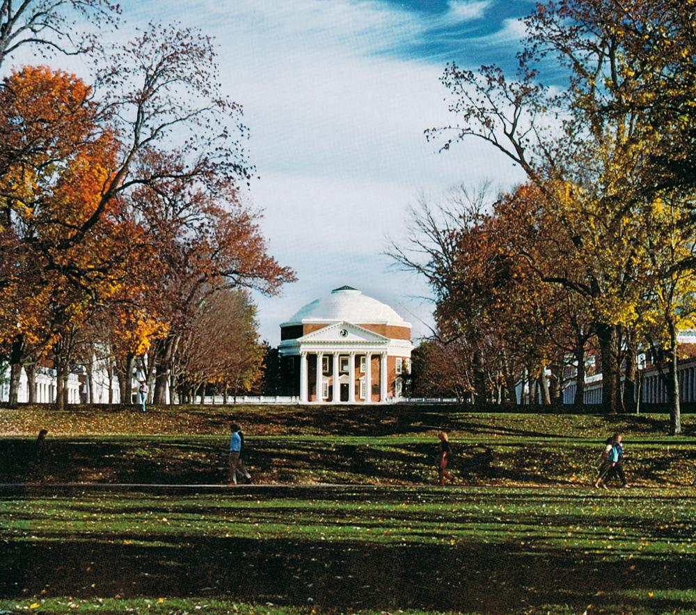 University of Virginia, Charlottesville, ab 1817  Architekt: Thomas Jefferson u.a.