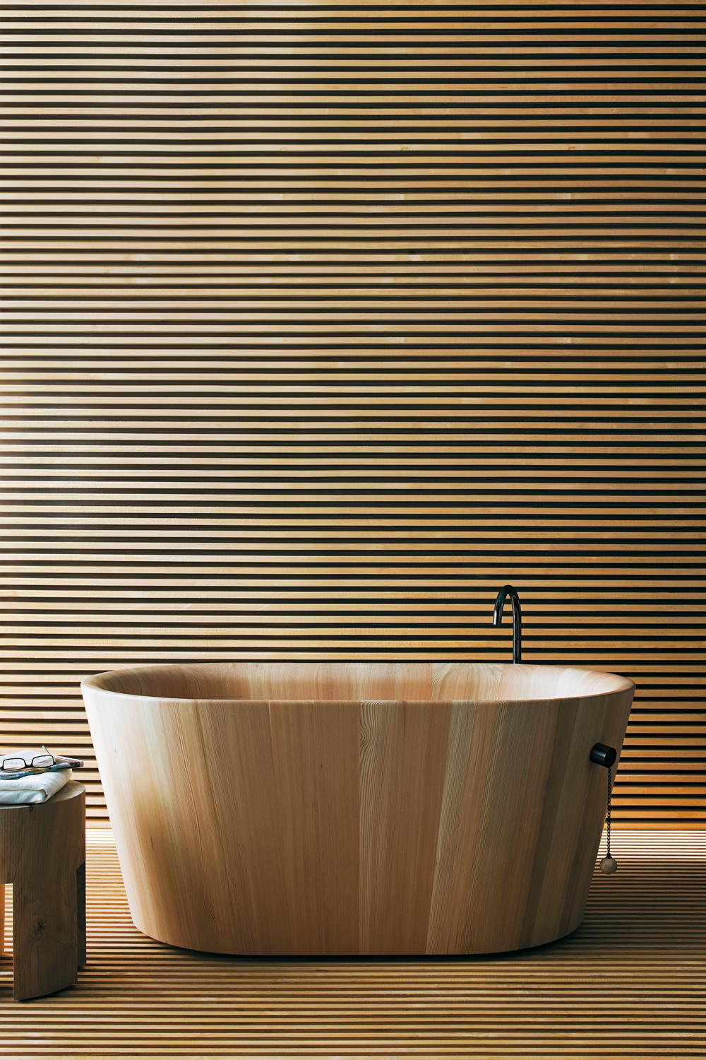 Badewanne Ofurò, Lärche, 2009