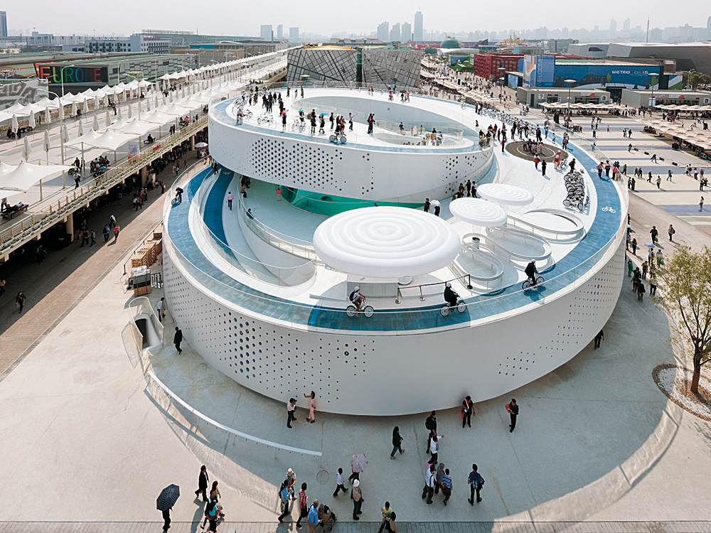 Dänischer Pavillon auf der Expo 2010 in Schanghai, China