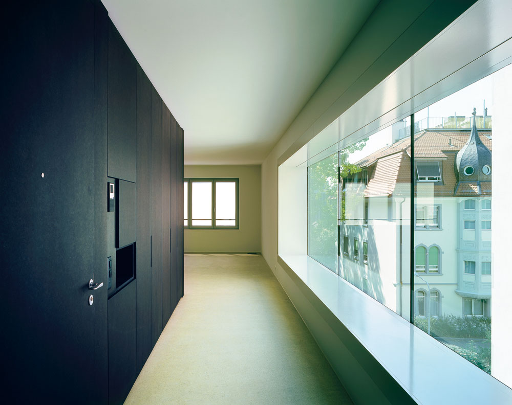 Blick in die Dachgeschosswohnung
