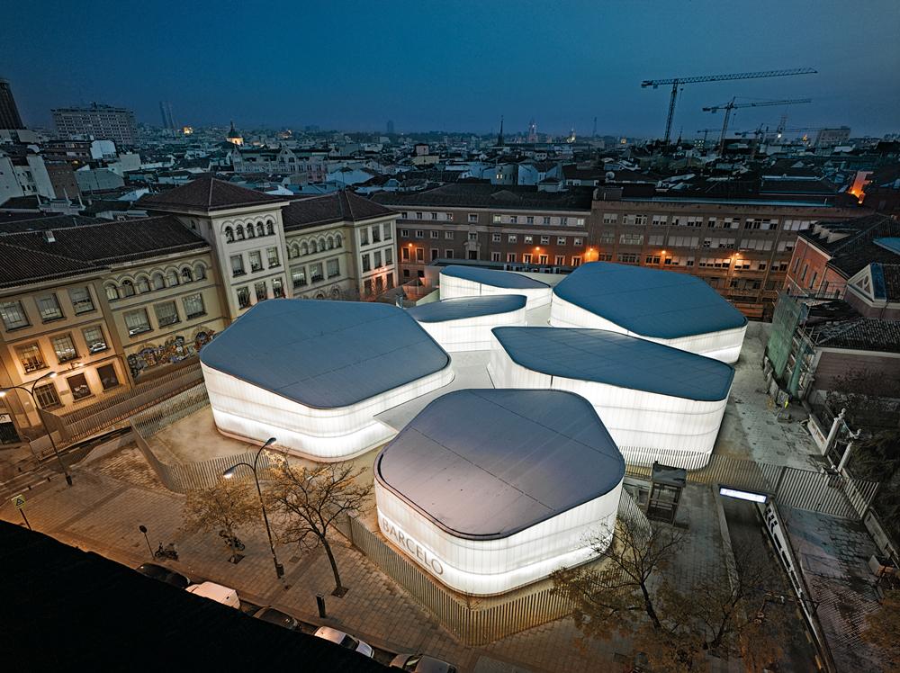 Barceló-Markt, temporäre Markthallen in Madrid, 2010