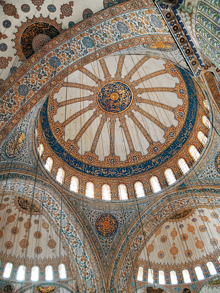 Sultan-Ahmed-Moschee (Blaue Moschee), 1610 –1617, Istanbul
Architekt: Mehmet Ağa