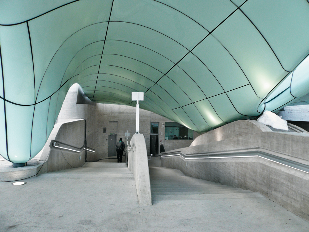 Standseilbahnstation in Innsbruck, 2007
Architekten: Zaha Hadid Architects