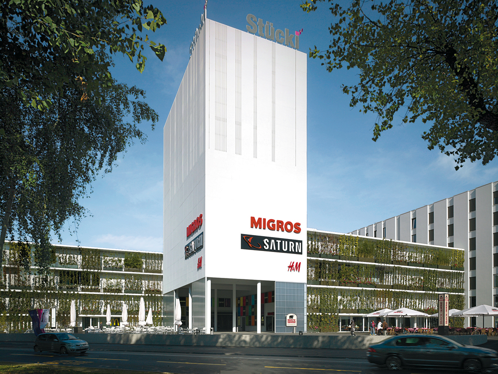Südseite der Mall / Eingangsbereich