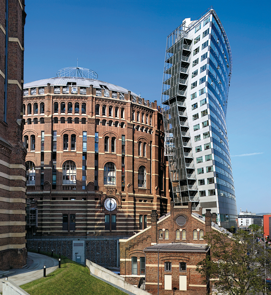 Gasometer B in Wien, 1995 –2001
Architekten: Coop Himmelb(l)au
