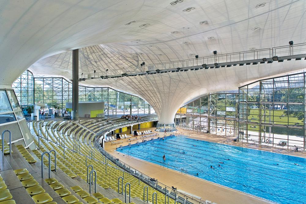 Olympiaschwimmhalle nach der Sanierung, 2007