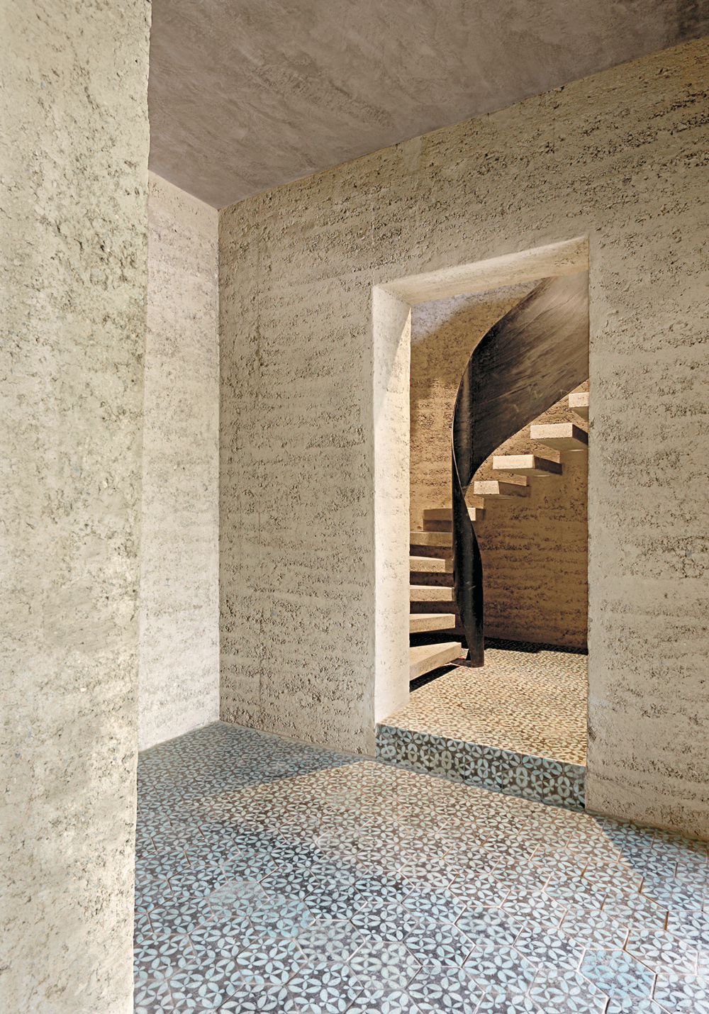 Haus Rauch in Schlins/A,
Architekten: Roger Boltshauser, Zürich und Martin Rauch, Schlins Lehmbau:  LehmTonErde Baukunst GmbH, Schlins, www.lehmtonerde.at