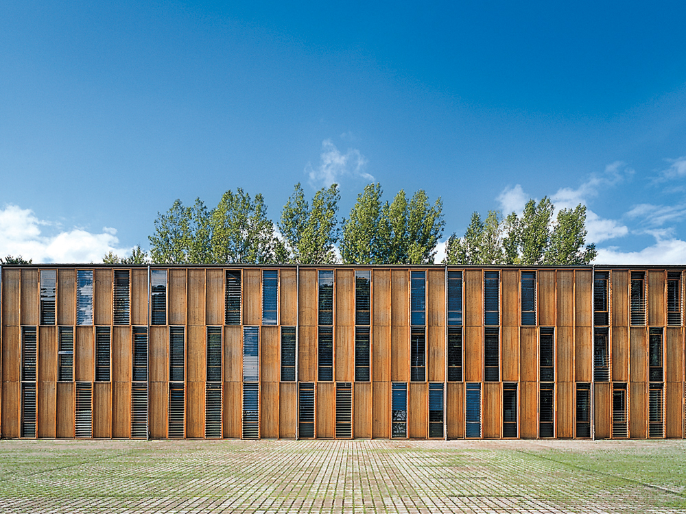 Beispiel Zellenbüro: Finanzamt in Schwarzenberg, 1999, Architekten: Mahler Günster Fuchs
