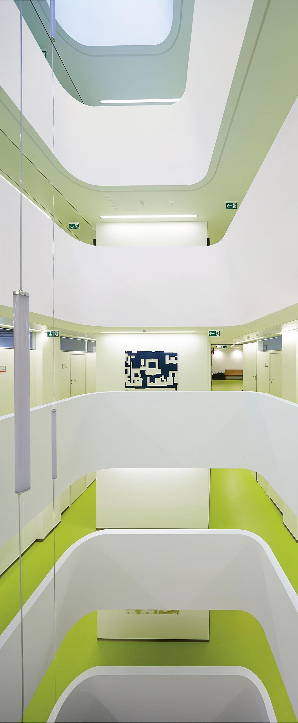 Atrium in Bauteil A