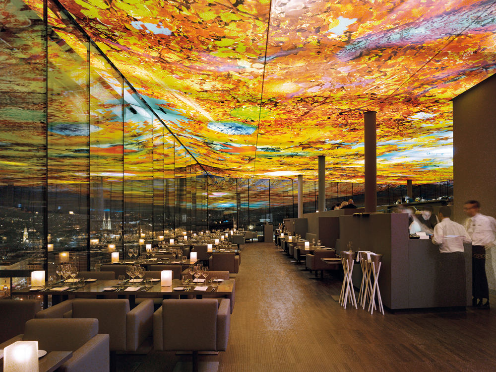Restaurant Le Loft im Sofitel Hotel in Wien, 2010
Architekten: Ateliers Jean Nouvel