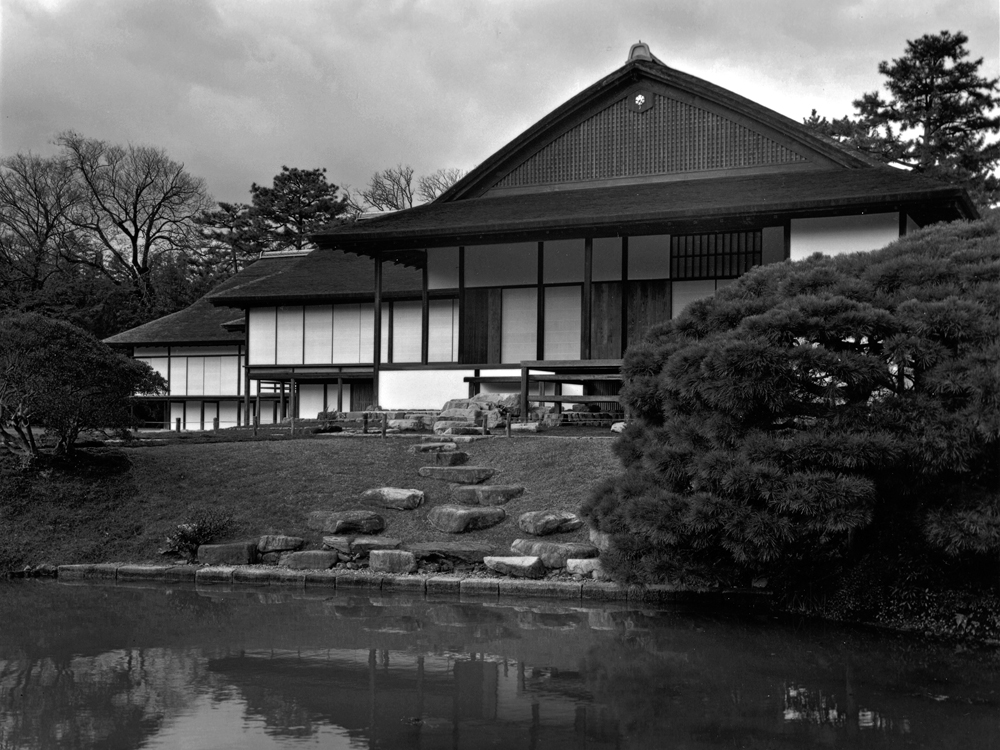 Alter Shoin, Mittlerer Shoin und Neuer Goten, Blick von Osten, von rechts nach links