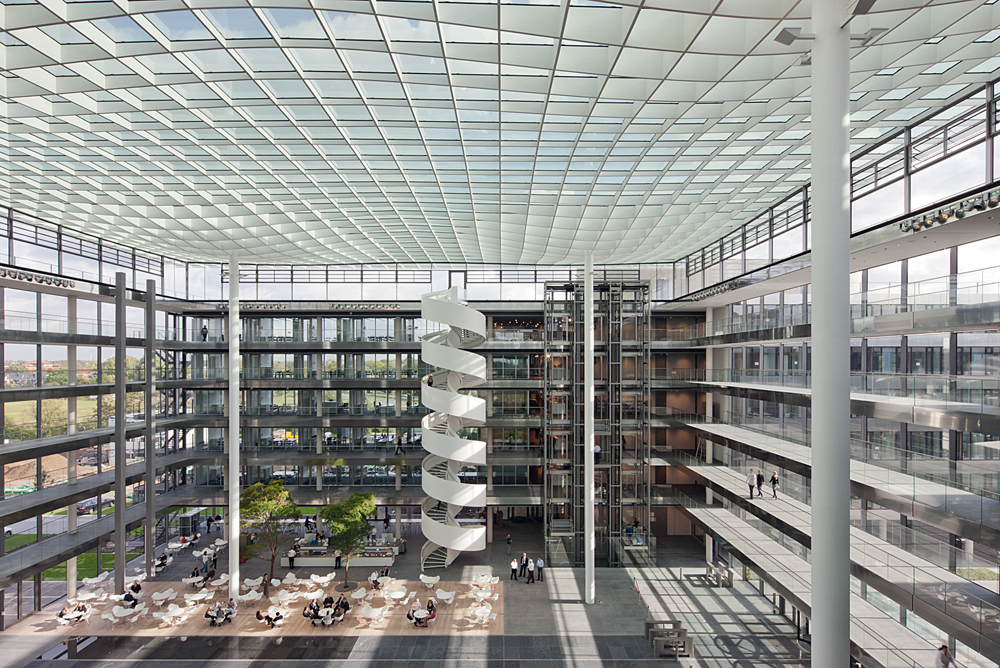 Bürogebäude Talanx/HDI Gerling in Hannover mit optimierten Lebenszykluskosten, Architekten: ingenhoven architects, Düsseldorf