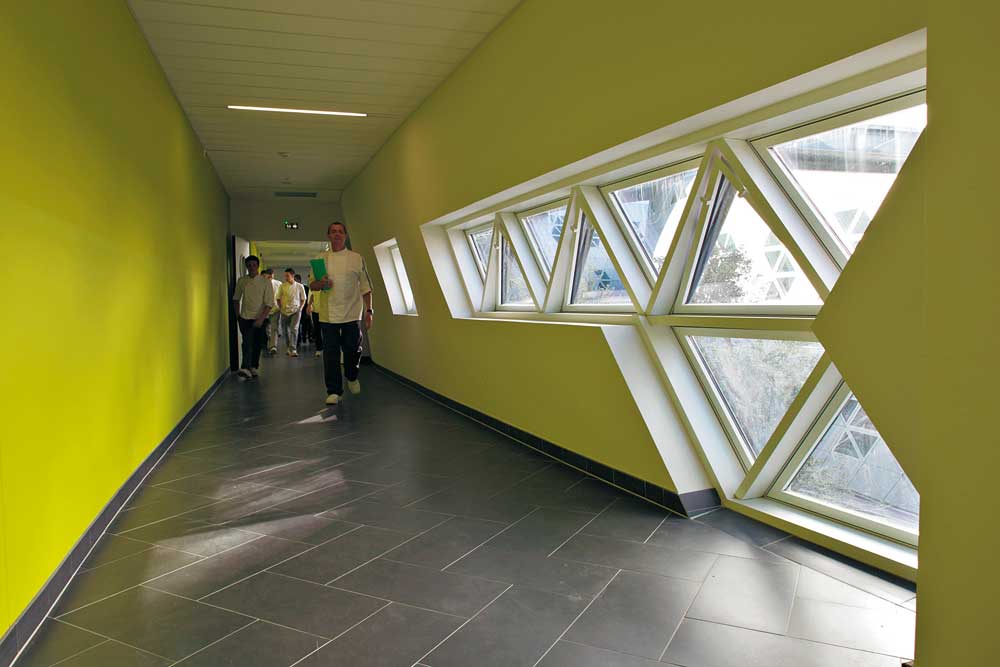 Flurfenster im 2. Obergeschoss