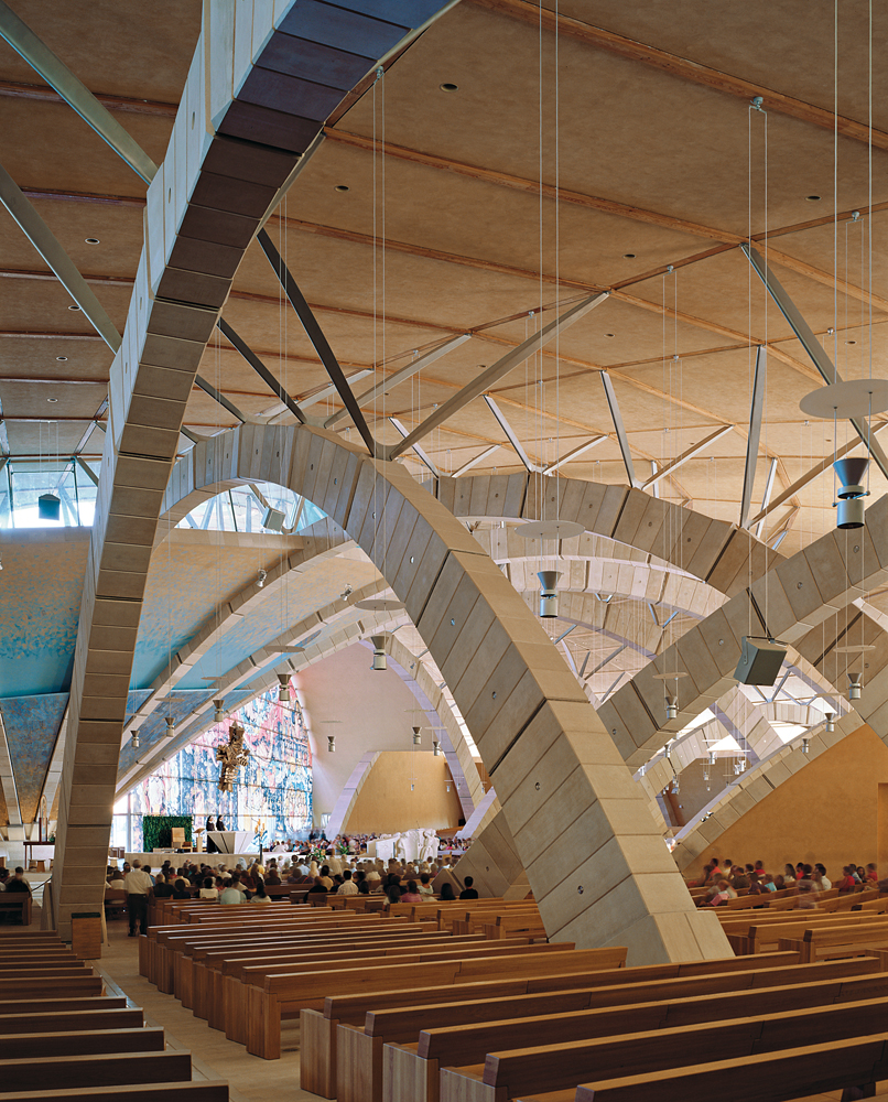 Pilgerkirche Padre Pio in Foggia, 1991–2004
Architekten: Renzo Piano Building Workshop
