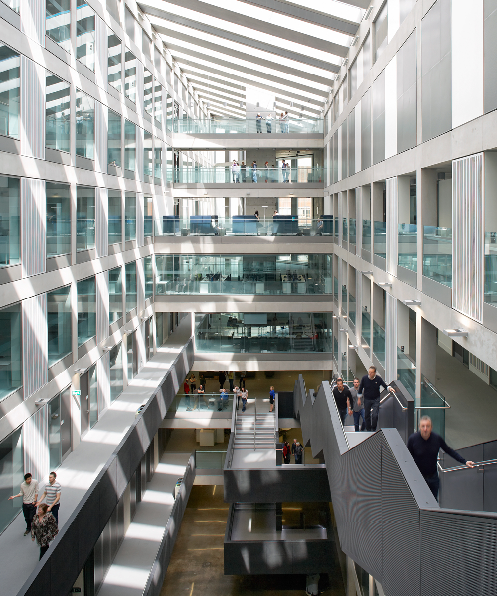 Innenansicht eines Atriums