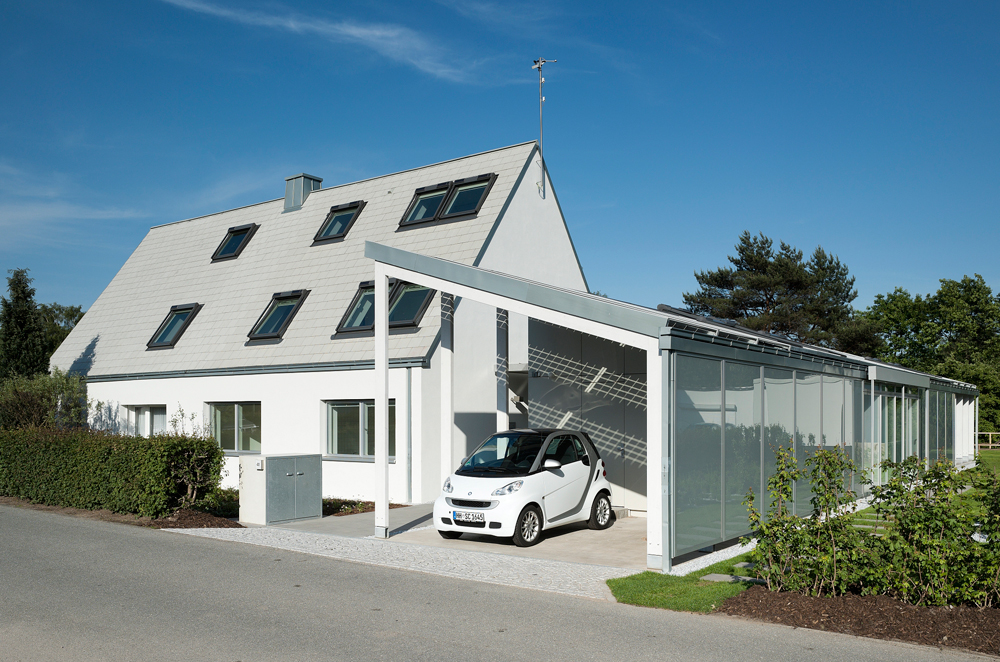 Effizienzhaus Plus (Velux LichtAktiv Haus) in Hamburg (Architektur: Katharina Fey/TU Darmstadt mit Ostermann Architekten; TGA-Planung: HL-Technik)
