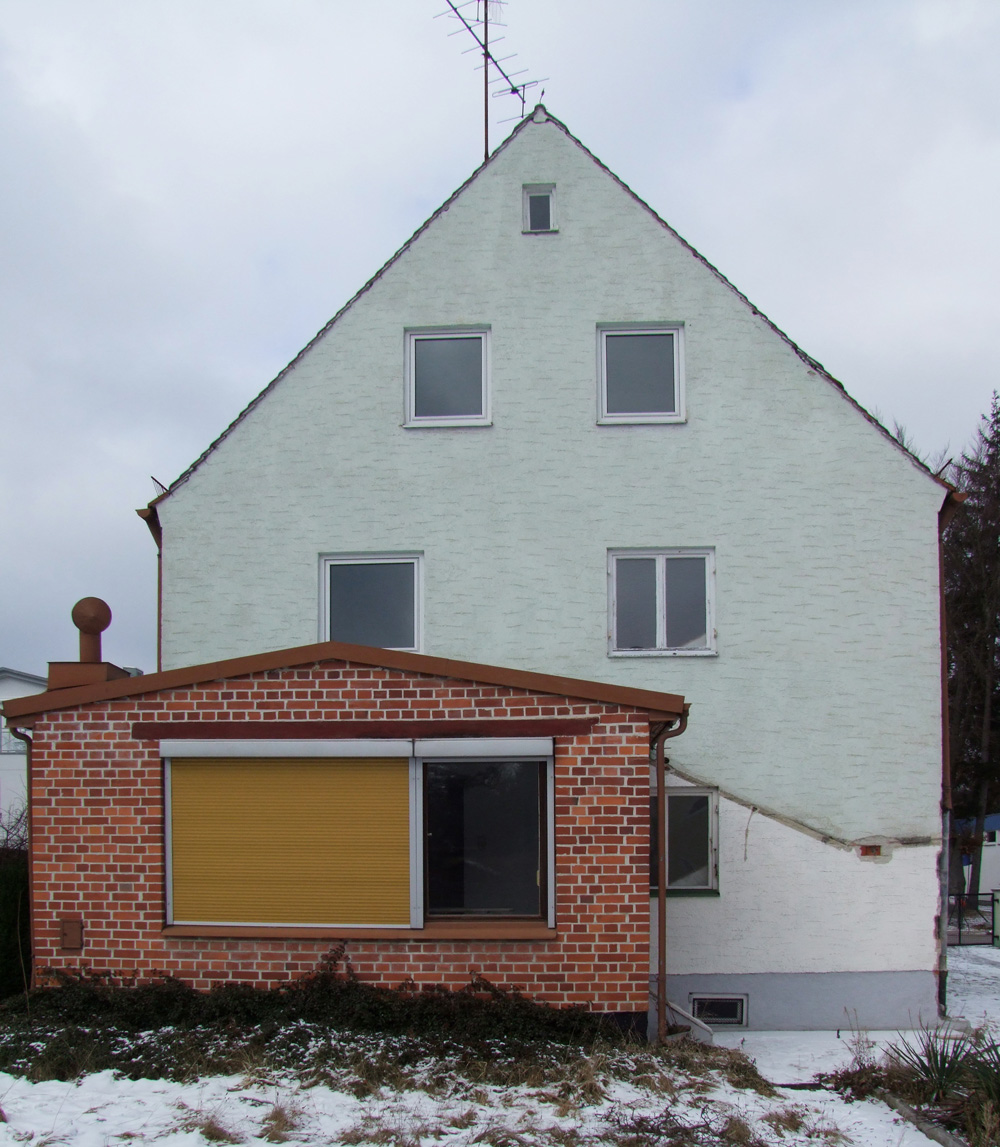 Gartenansicht (Osten) vor dem Umbau