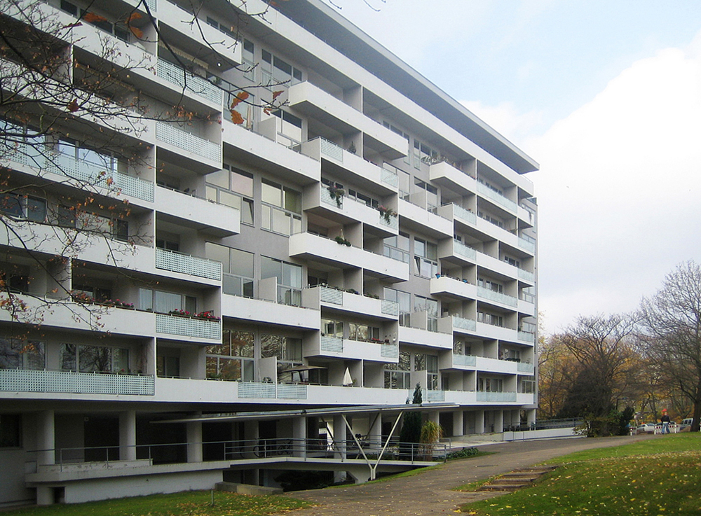 Geschosswohnbau von Pierre Vago im Berliner Hansaviertel