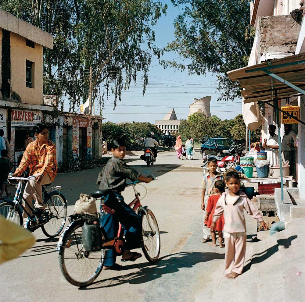 wild gewachsene Quartiere in Kansal, nordöstlich des Regierungskomplexes