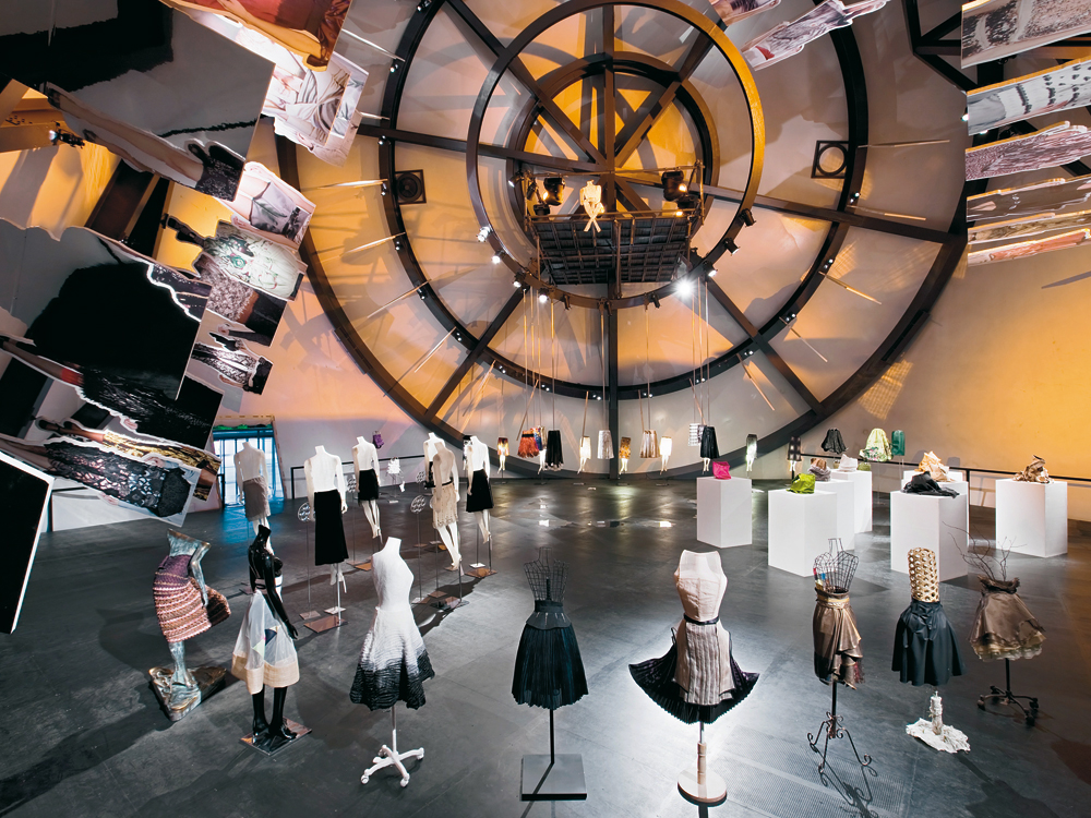 Innenraum des Pavillons