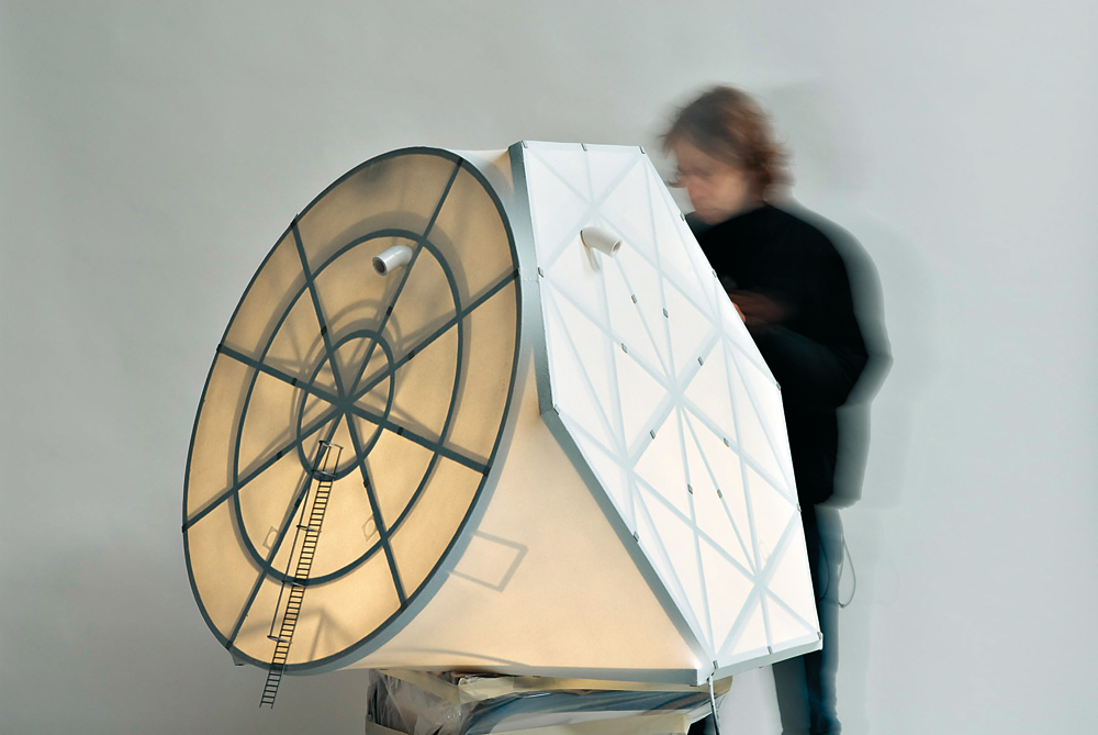 Modellfoto des Ausstellungspavillons
