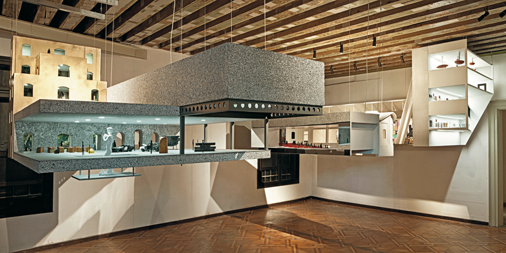 Modell der Fondazione Prada in Mailand (ausgestellt zur Architekturbiennale 2011 in der Ca‘Corner della Regina in Venedig)