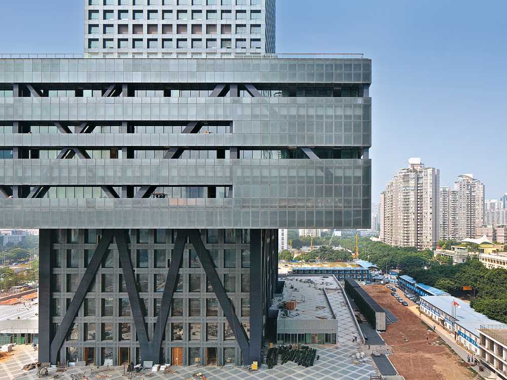 Shenzhen Stock Exchange: Fassadenausschnitt