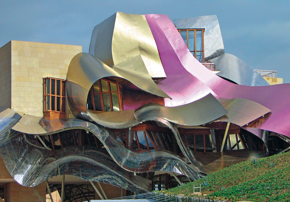 Hotel Marqués de Riscal in Elciego, 2006
Architekt: Frank Gehry