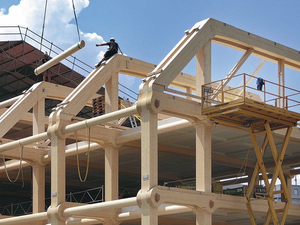 Assembly, oval girders