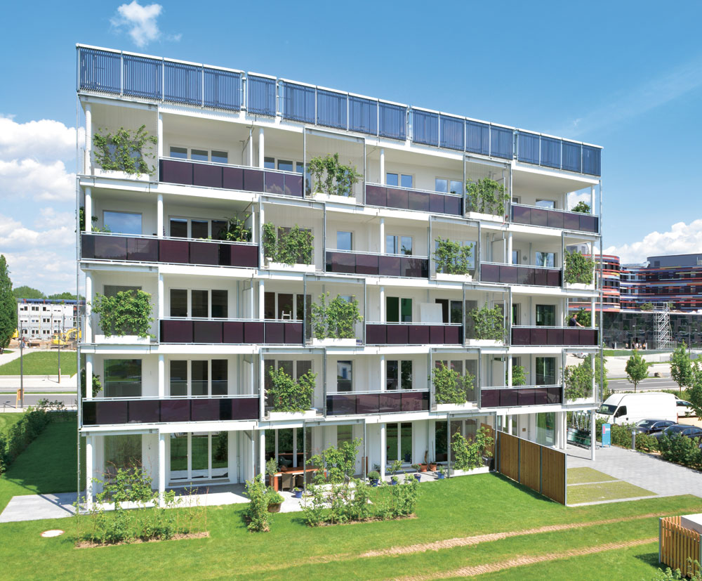zillerplus Architekten und Stadtplaner: Geschosswohnungsbau in Hamburg (Passivhaus)