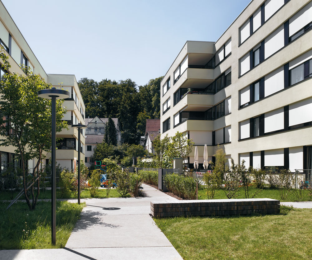 Genossenschaftliche Wohnsiedlung Am Katzenbach, Zürich 2007; Architekten: Zita Cotti, Zürich
