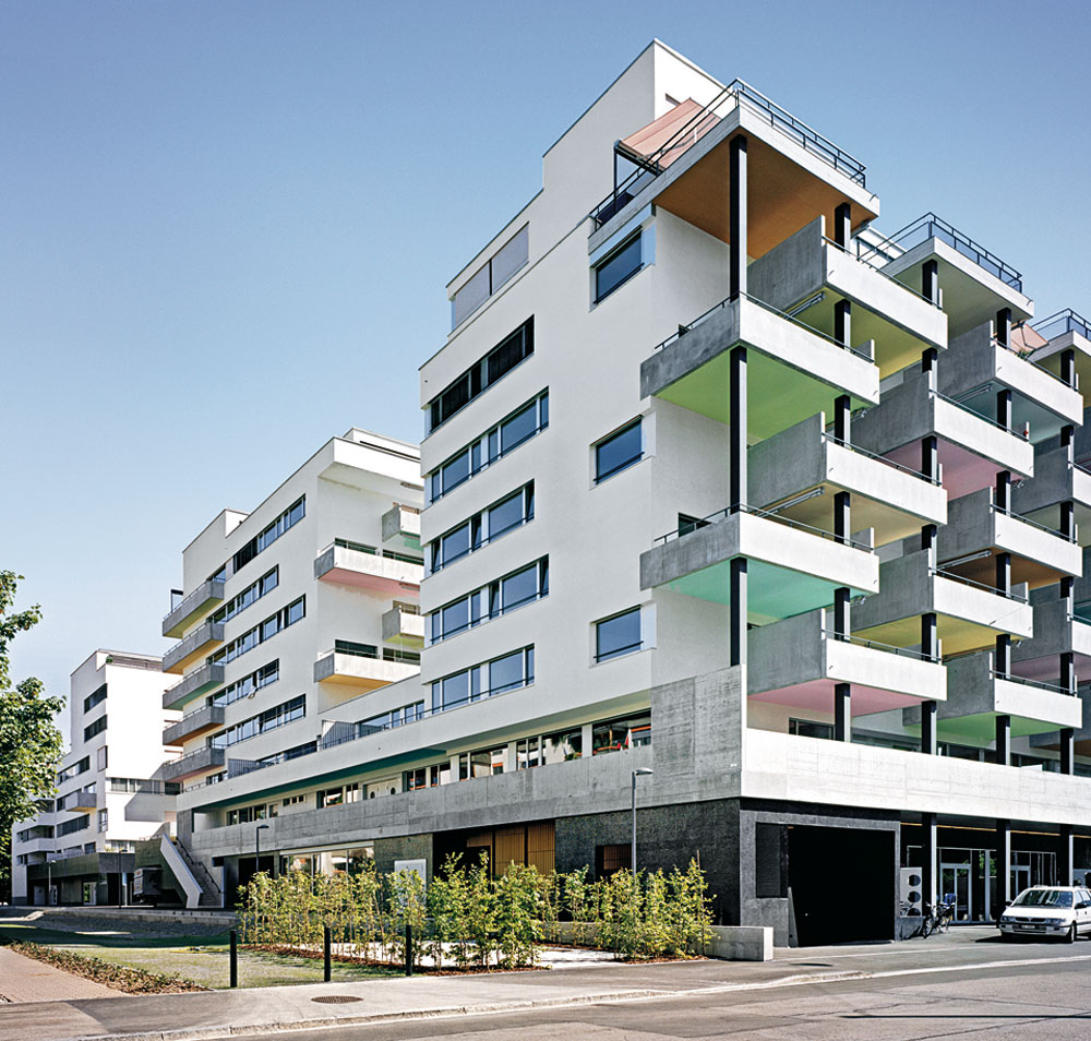 Wohnbebauung James, Zürich 2006; Architekten: Gmür und Geschwentner, Zürich