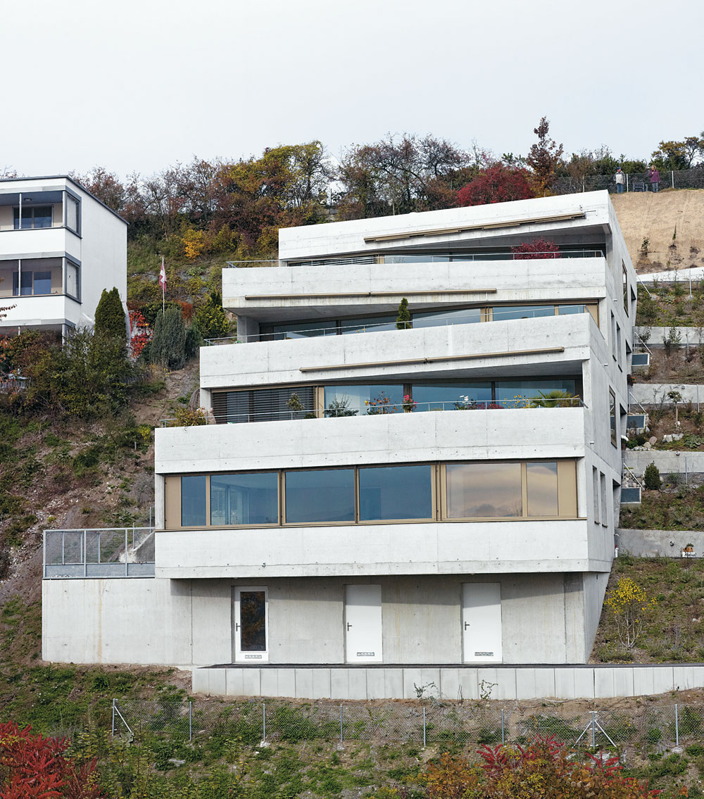 Terrassenhäuser Auhalde, Untersiggenthal, 2009–2011, Architekten: pool Architekten, Zürich