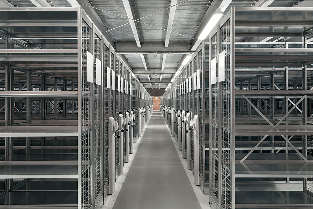 St. Christophorus-Kirche in Essen-Kray, Umnutzung zum Bistumsarchiv, 2010; Architekten: Schoeps und Schlüter