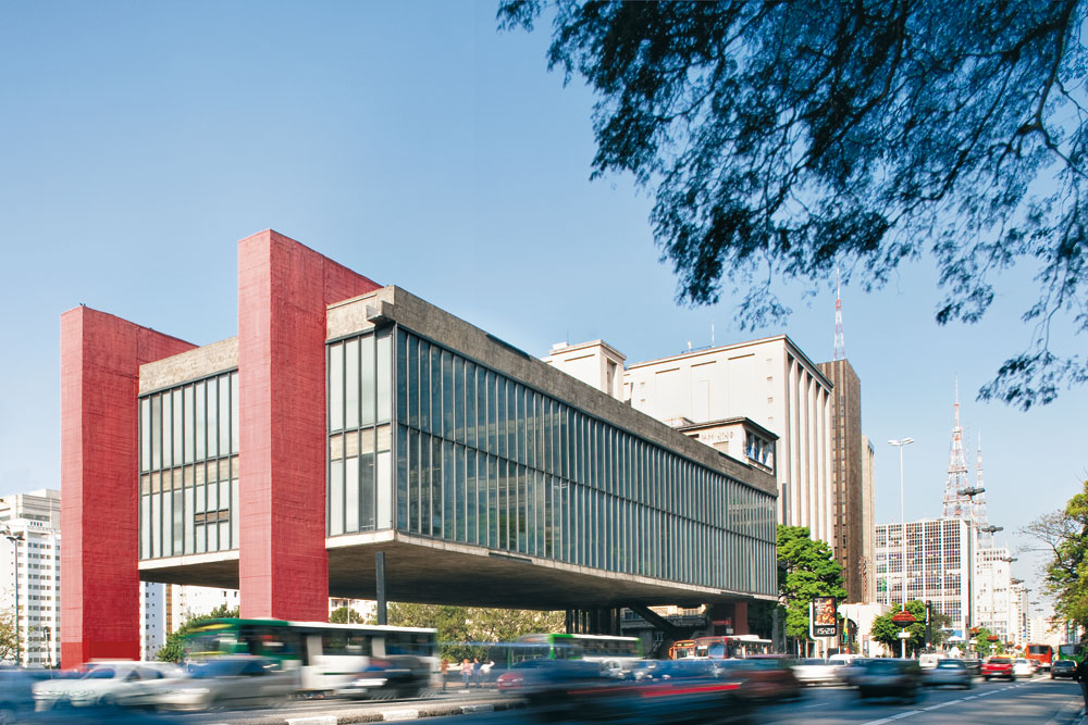 Museu de Arte de São Paulo (MASP) in São Paulo, 1957– 68, Architektin: Lina Bo Bardi