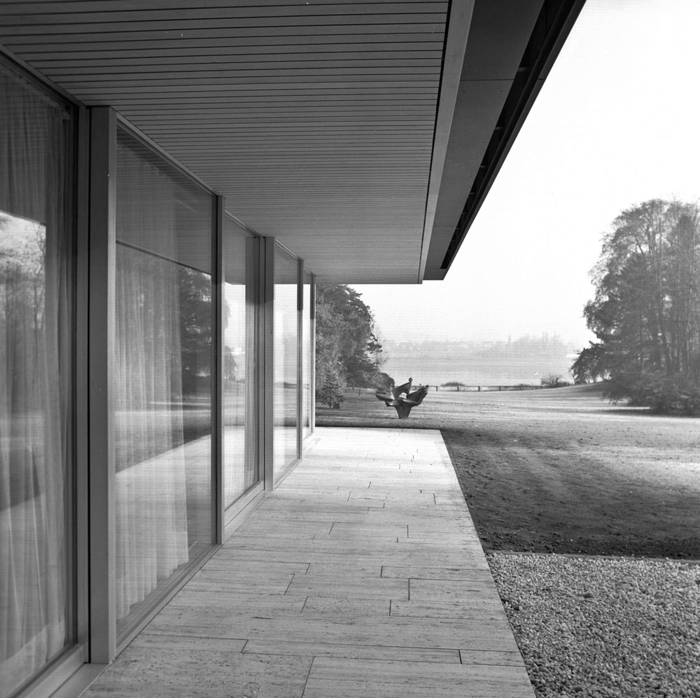 Kanzlerbungalow mit Blick zum Rhein