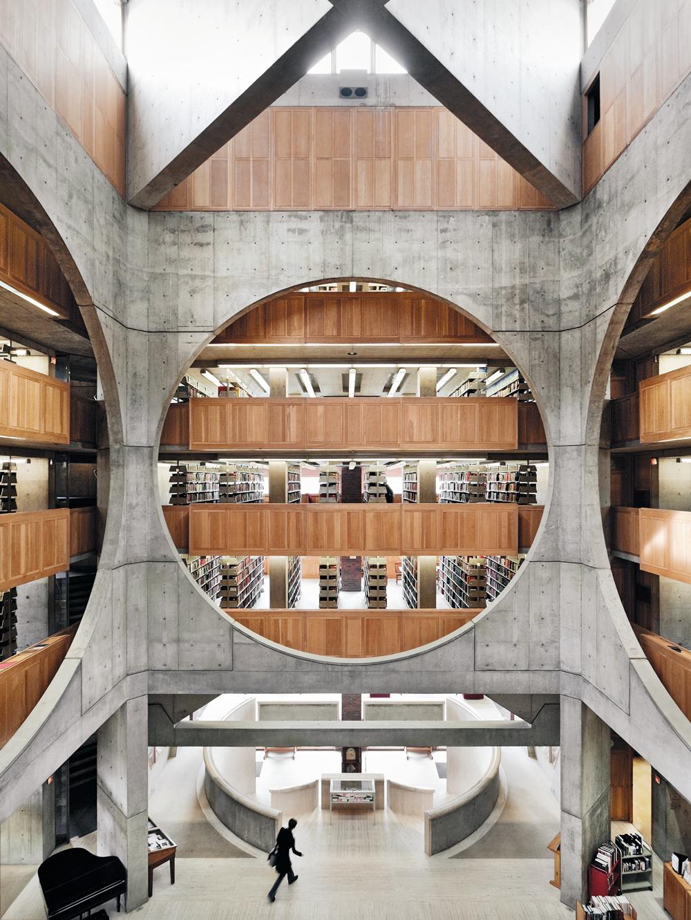 Bibliothek der Exeter Academy, 1972, Architekt: Louis Kahn