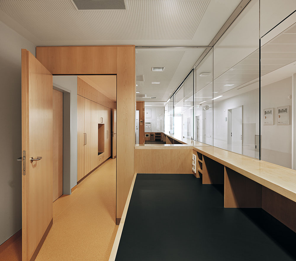Stützpunkt der Frauen- und Hautklinik, Universitätsklinikum Heidelberg, 2013, Architekten: Schuster Pechtold Schmidt Architekten