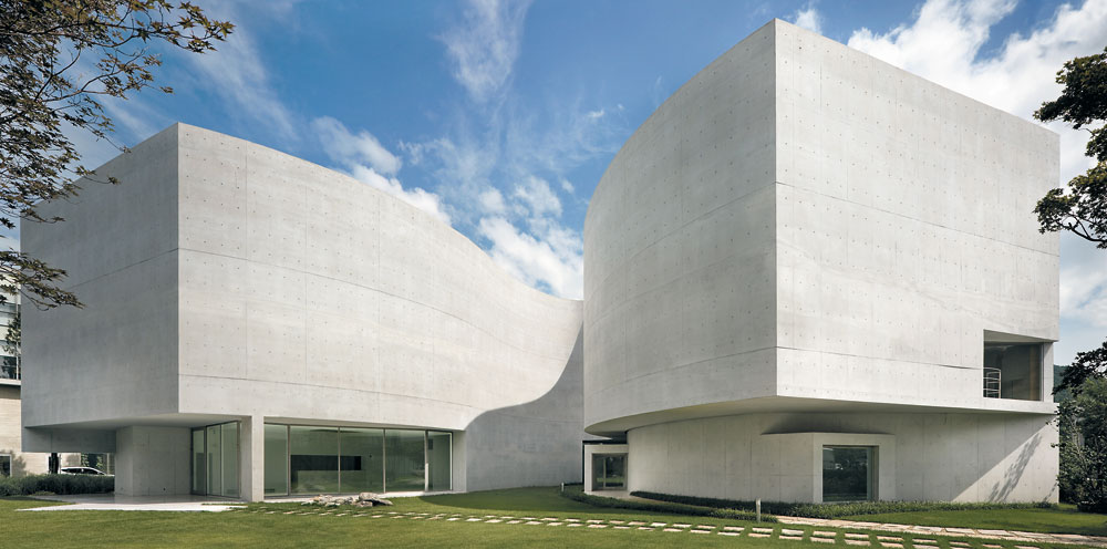 Mimesis Art Museum in Paju Book City, Südkorea, 2006 –10, mit Carlos Castanheira und Jun Sung Kim