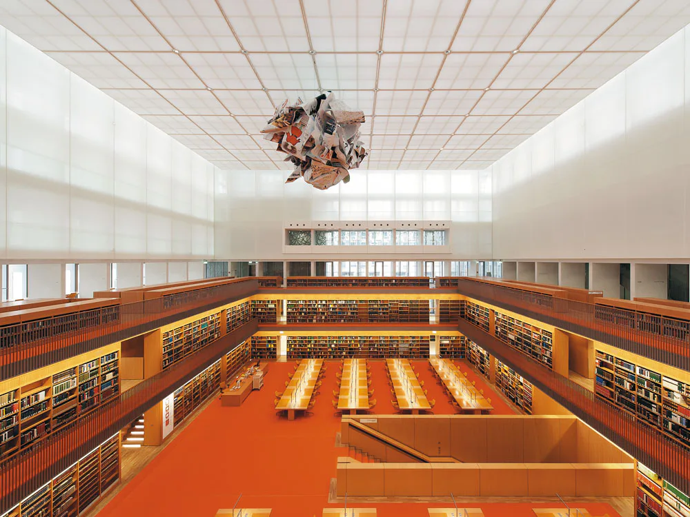 Neuer Lesesaal der Staatsbibliothek in Berlin