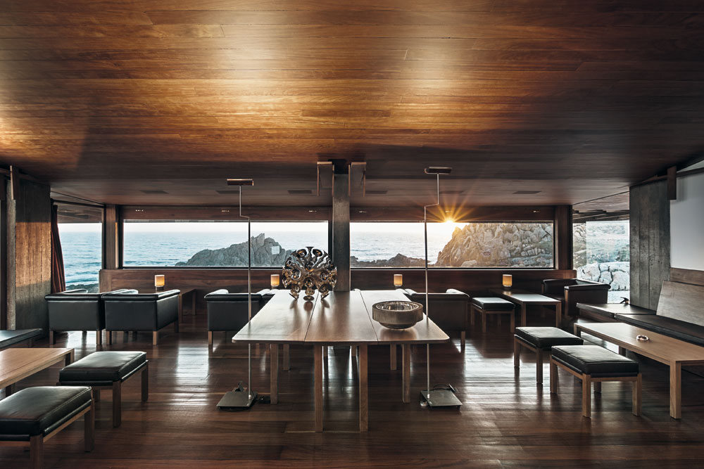 Boa Nova-Restaurant in Leça da Palmeira, Portugal, 1958 – 63. Foto nach der Sanierung 2014
